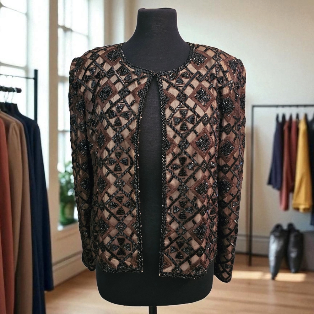 Vintage JKARA Formal Jacket Sz Lg